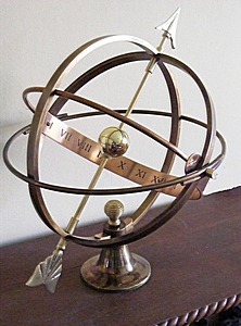 Patinated Vesta Armillary